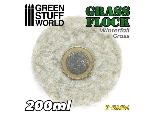 Static Grass Winterfall 2-3mm 200ml Green Stuff World 