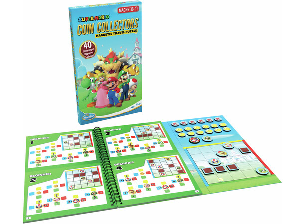 Super Mario Magnetic Travel Game Coin Collector 