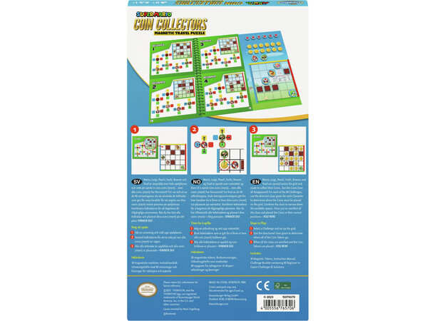 Super Mario Magnetic Travel Game Coin Collector 