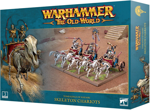 Tomb Kings of Khemri Skeleton Chariots Warhammer The Old World 