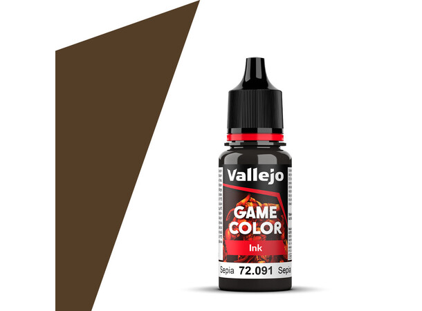 Vallejo Game Color Sepia 18ml - Ink 