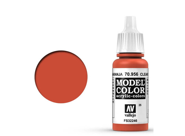 Vallejo Model Color Clear Orange 17ml 