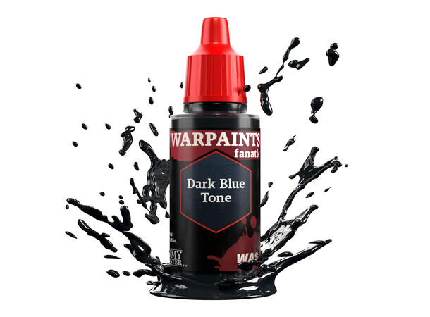 Warpaints Fanatic Dark Blue Tone Army Painter Wash 