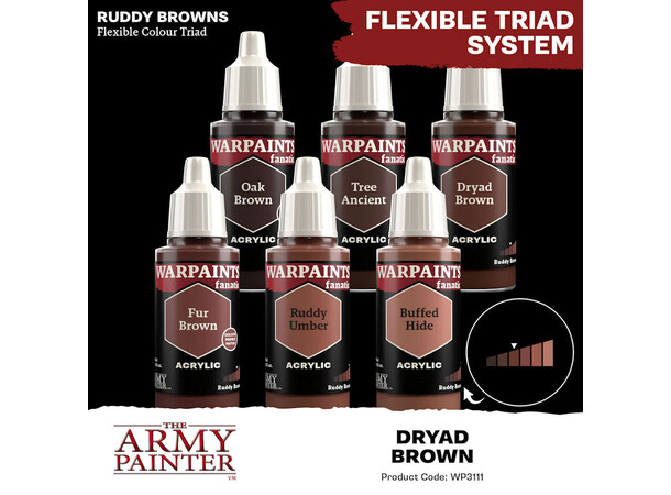 Warpaints Fanatic Dryad Brown Army Painter 
