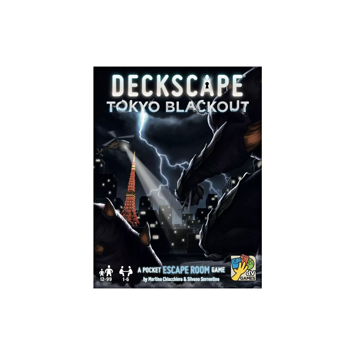 Deckscape Tokyo Blackout Kortspel