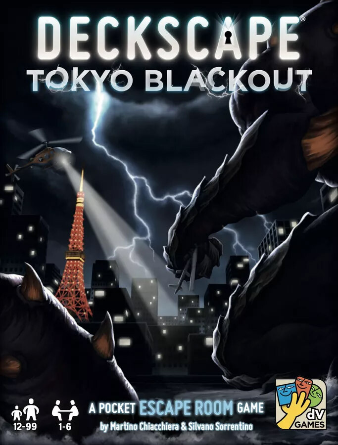 Deckscape Tokyo Blackout Kortspel