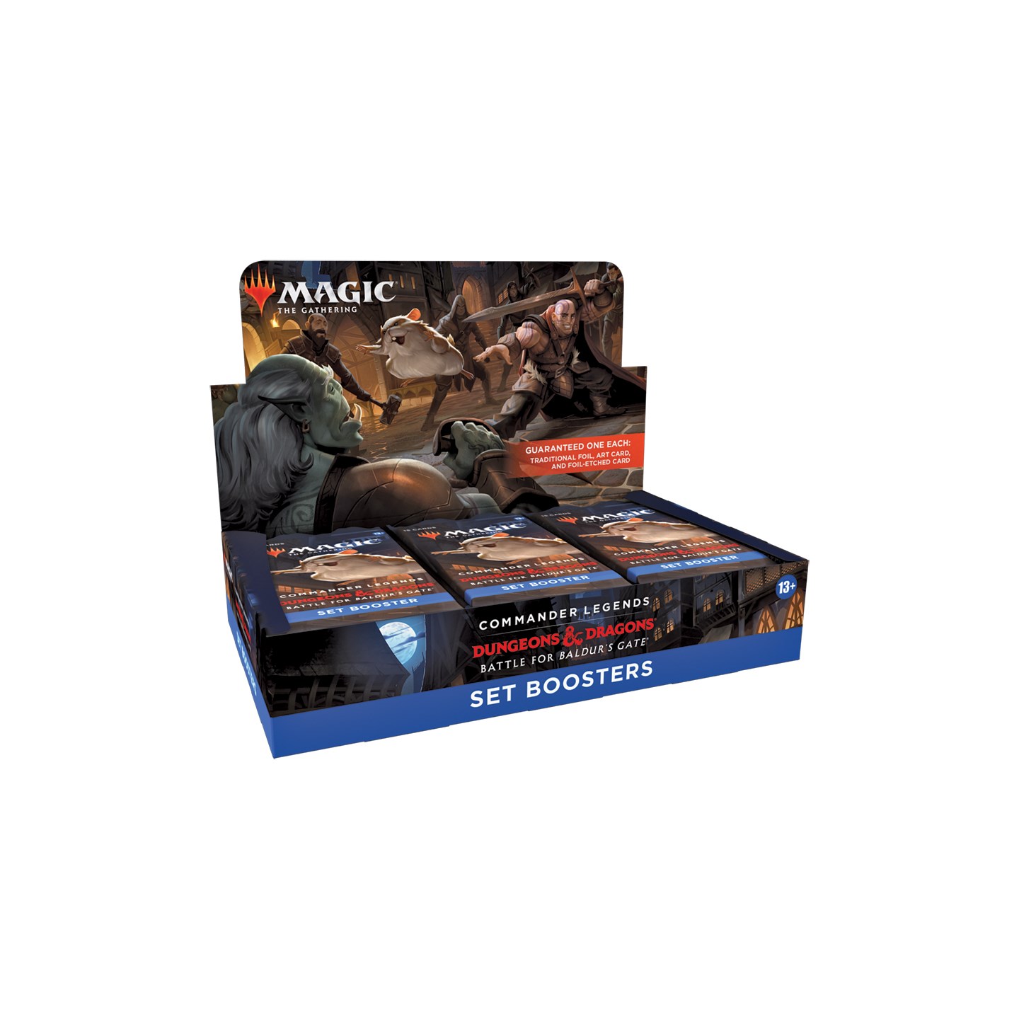 Magic Battle Baldurs Gate Set Display Commander Legends D&D - 18 boosterpaket