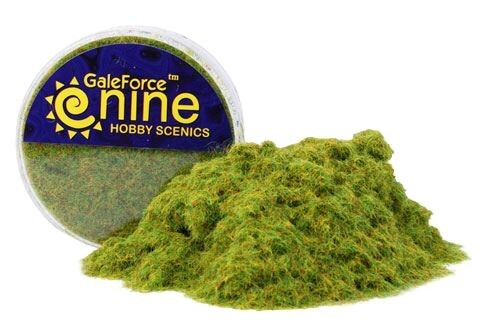 Hobby Scenics Green Static Grass Gale Force Nine