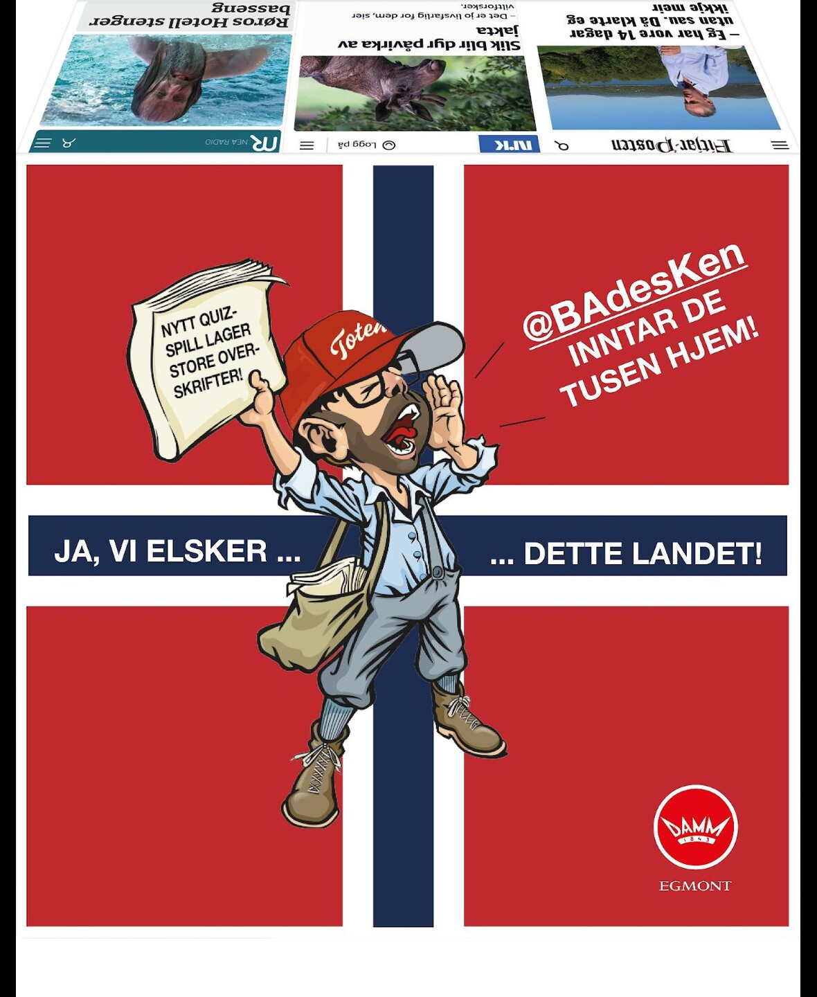 BAdesKen Ja vi Elsker Frågesporter Norsk utgåva