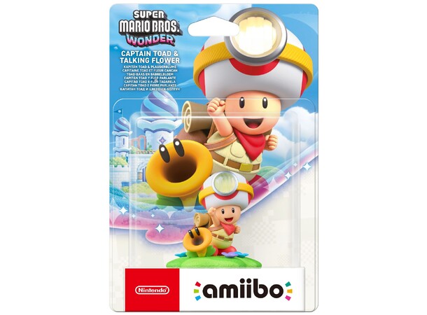 Amiibo Captain Toad & Talking Flower 