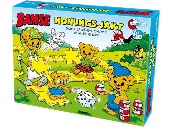 Bamse Honungs jakt Brädspel Svenskt utgåva 