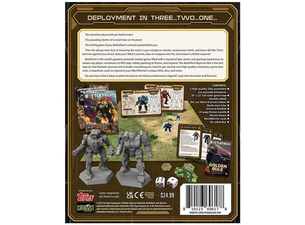 BattleTech Beginner Box 40th Anniversary 