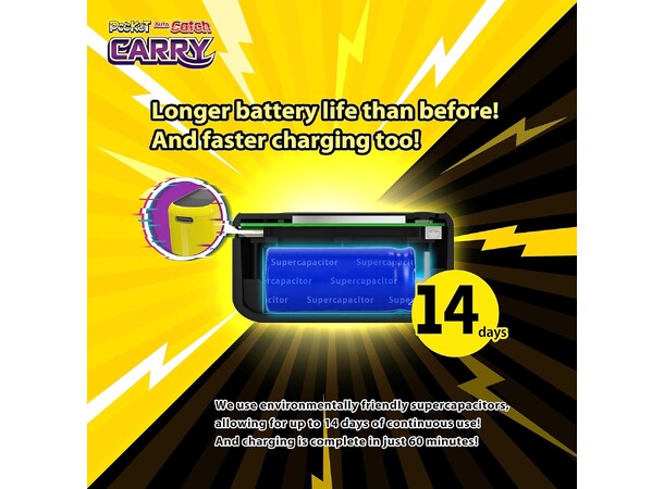 Brook Pocket Auto Catch Carry YELLOW 