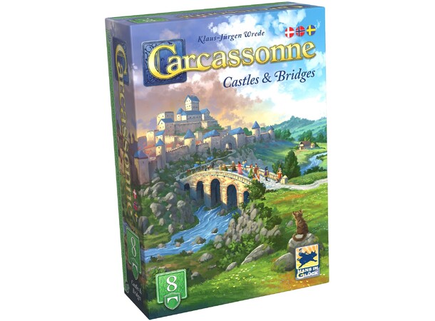 Carcassonne Castles & Bridges Expansion Svensk utgåva 