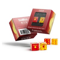 Catan Sharp Edge D6 Dice Set FanRoll
