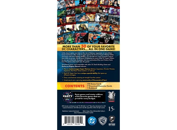 DC Deck-Building Game Brädspel Party/Starter Edition 