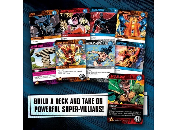 DC Deck-Building Game Brädspel Party/Starter Edition 