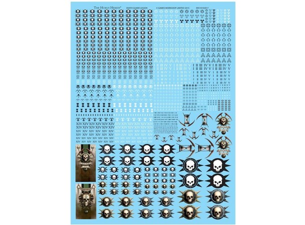 Death Guard Legion Transfer Sheet The Horus Heresy 