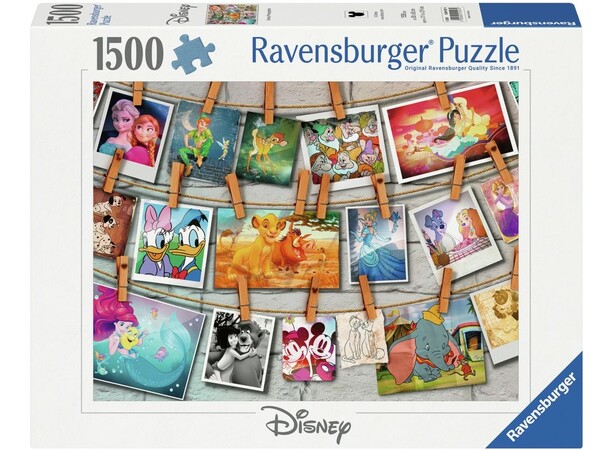 Disney Photographs 1500 bitar Pussel Ravensburger Puzzle 