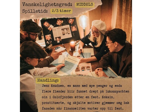 Drapet på Luksusyachten - NORSK Detective for a Day 