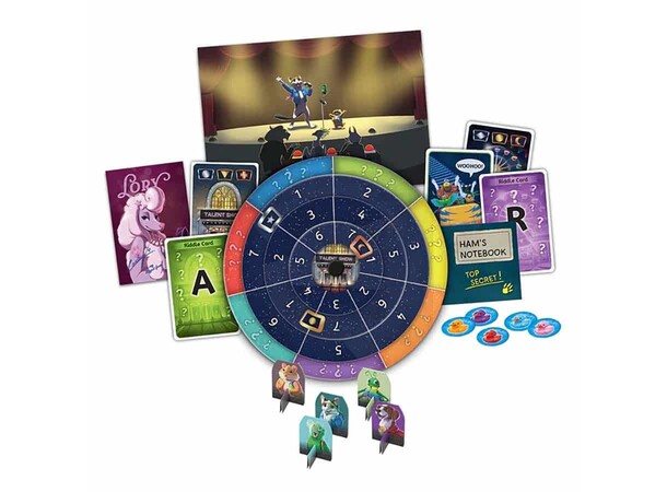 EXIT Family The Trophy Heist Brädspel Night at the Carnival 