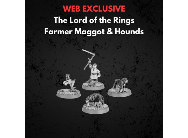 Farmer Maggot & Hounds Middle-earth Strategy Battle Game 