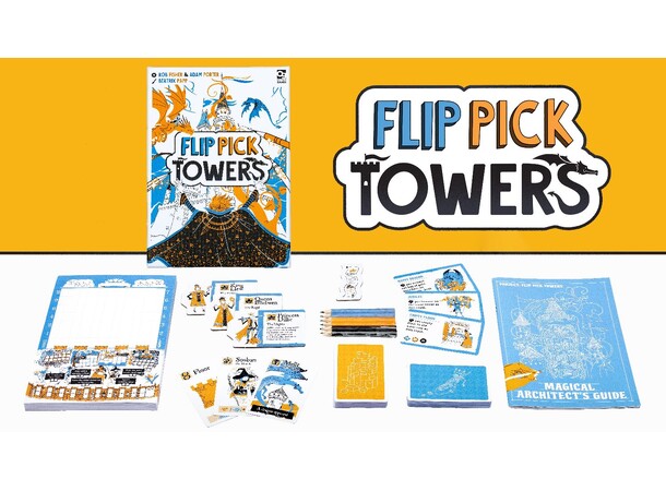 Flip Pick Towers Brädspel 