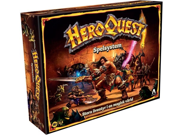HeroQuest Brädspel Svensk utgåva 