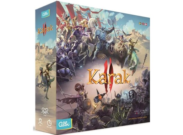 Karak II Brädspel Svensk utgåve 