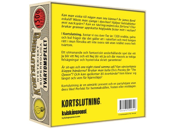 Kortslutning Partyspel Svensk utgåva 