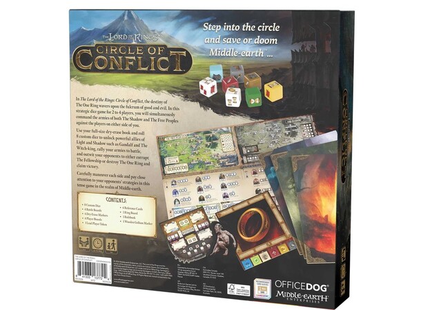 Lord of the Rings Circle of Conflict Brädspel 