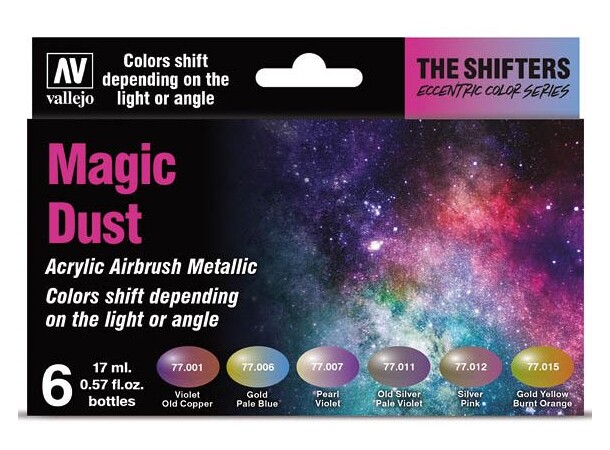 Magic Dust Paint Set - För Airbrush Vallejo Eccentric Colors 
