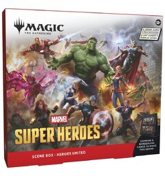 Magic Marvel Super Heroes Scene Box #1 Heroes United