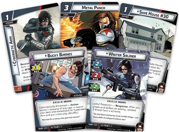 Marvel Champions TCG Winter Soldier Exp Expansion till Marvel Champions 