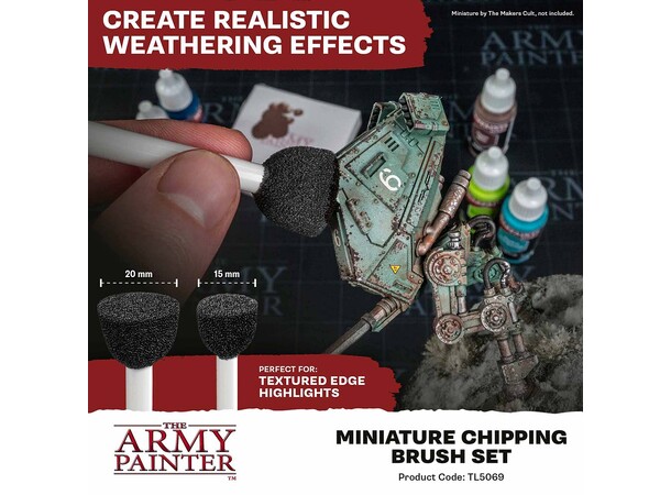 Miniature Chipping Brush Set The Army Painter - 2025 