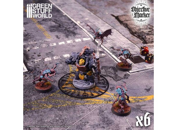 Mission Objective Markers for Kill Team Green Stuff World 