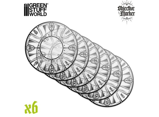 Mission Objective Markers for Kill Team Green Stuff World 