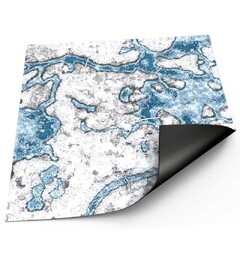 Neoprene Mat 4x4 Blizzard Hollows Green Stuff World - 120 x 120 cm