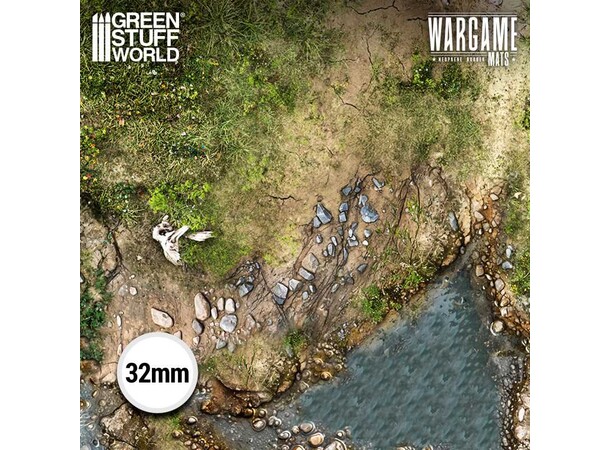 Neoprene Mat 4x6 Duskriver Meadows Green Stuff World - 120 x 180 cm 