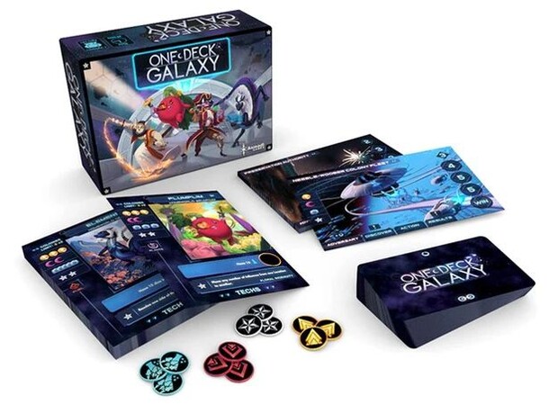One Deck Galaxy Brädspel - Deluxe Ed 