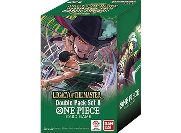 One Piece TCG Legacy of Master Card Game Double Pack Set DP- 08 