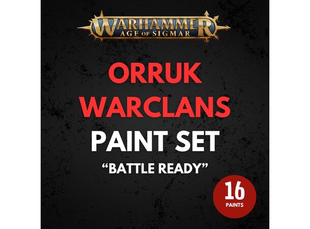Orruk Warclans Paint Set Warhammer Age of Sigmar - Battle Ready 