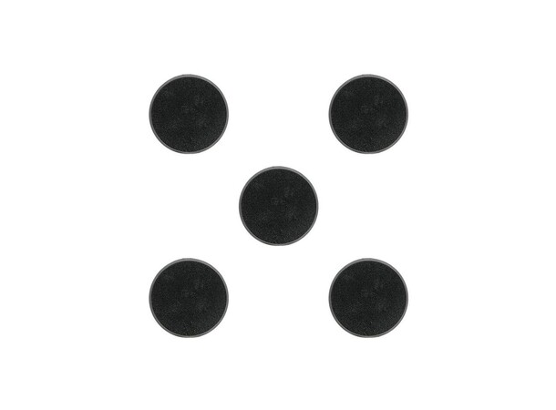 Plastbaser Svart Rund - 40mm (5 st) Citadel 