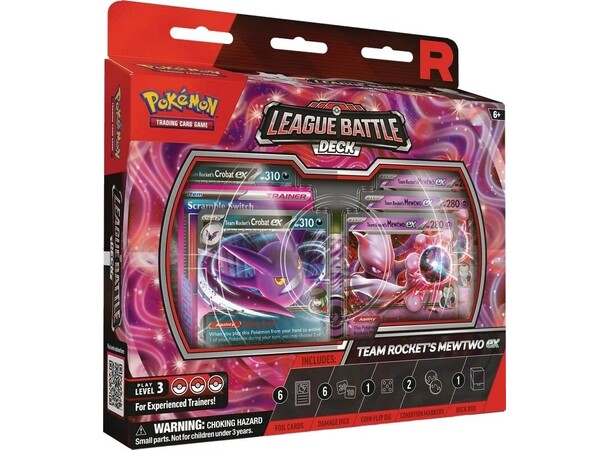 Pokemon League Battle Deck Team Rockets Mewtwo ex 