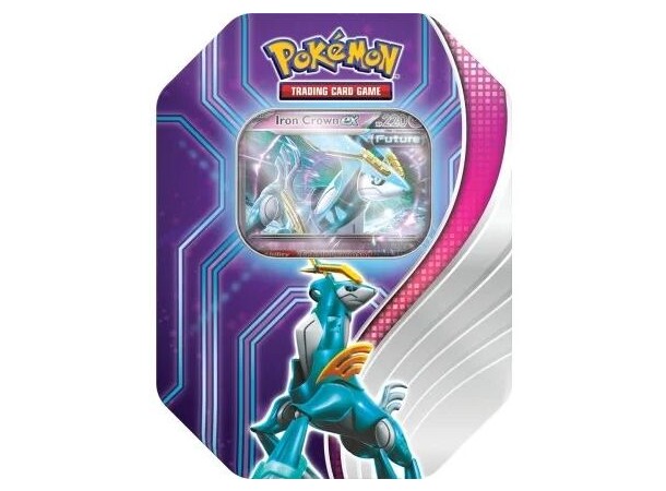 Pokemon Tin Box Iron Crown ex Paradox Destinies 