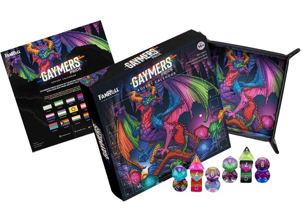 Pride Dice Advent Calendar FanRoll Julkalender 
