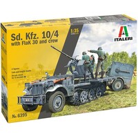 Sd Kfz 10/4 with FlaK 30 and crew Italeri 1:35 Byggsats