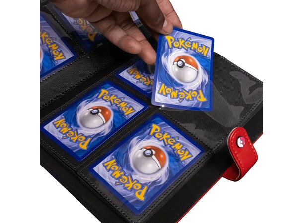 Snap Binder Pokemon 4-Pocket Röd Ultra Pro 