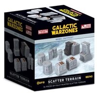Terräng Rebel Outpost Scatter Terrain Battlefield in a Box - Galactic Warzones