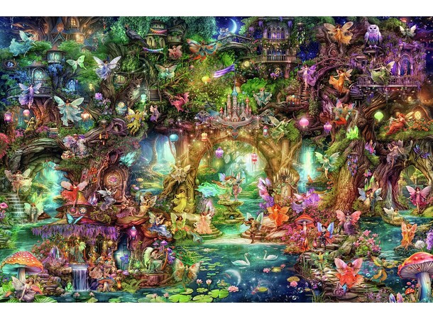 The Hidden World of Fairies 4000 bitar Pussel - Ravensburger Puzzle 